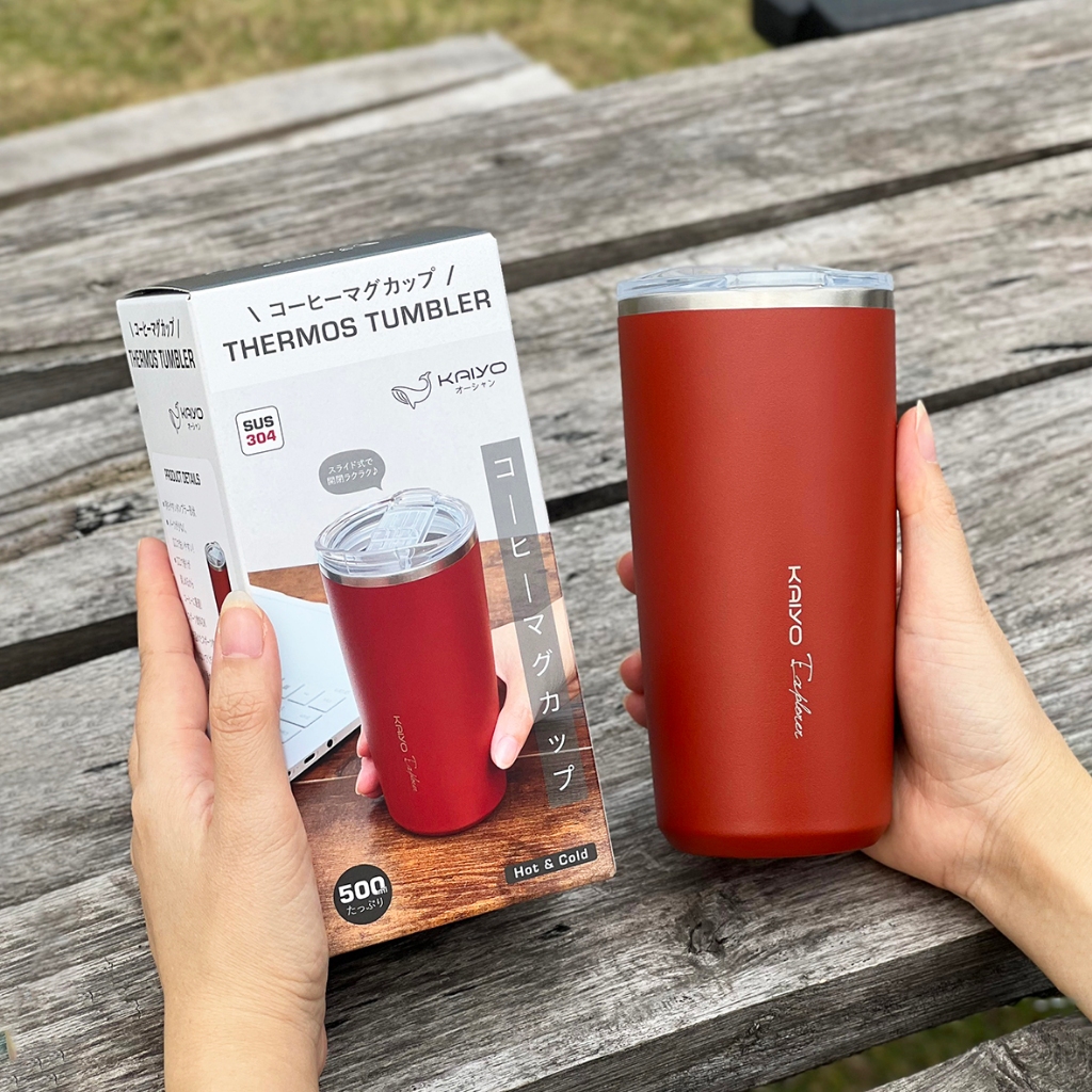 Cốc Giữ Nhiệt 2 Lớp Inox 304 Kaiyo 500ml