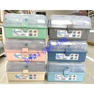 Hộp dụng cụ đa năng 3 ngăn trong - hộp nail - hộp học tập điện