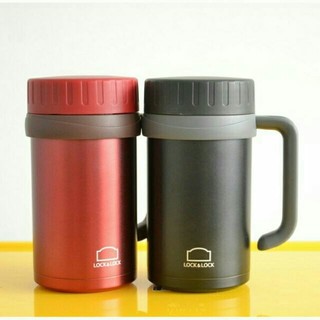 Cốc Giữ Nhiệt LocknLock 500ml LHC9002B Màu Đen Basic Table Mug