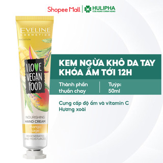 Kem Dưỡng Ngăn Ngừa Khô Da Tay Tức Thì EVELINE Hương Xoài Dưỡng Ẩm Phục Hồi Da Tuýp 50ml