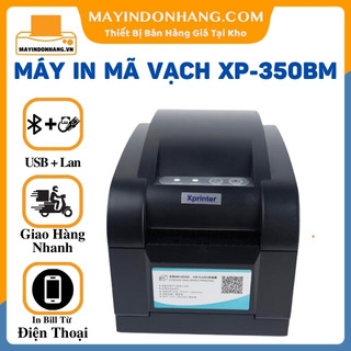 Máy in mã vạch Xprinter 350BM In tem GHTK - Máy in nhãn vận chuyển GHTK TMDT