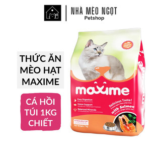 Túi 1kg thức ăn cho mèo hạt maxime philippines