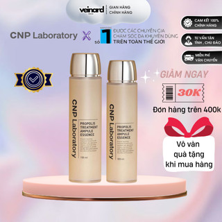 Nước thần keo ong dưỡng da căng mịn CNP Propolis Treatment Ampule Essence (hàng tách set)