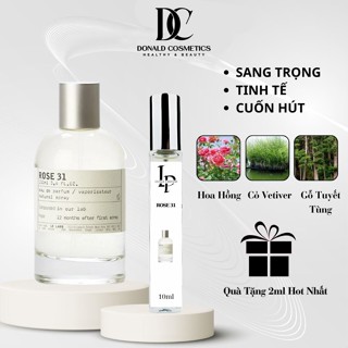 Nước Hoa Unisex ROSE 31, Another 13, Santal 33 - Donald Cosmetics Chiết 10ml - 20ml - 30ml, Quyến Rũ, Gợi Cảm