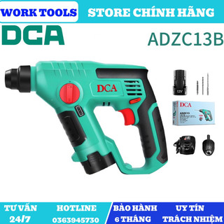 Dca máy khoan bê tông dùng pin 12v/2ah adzc13b