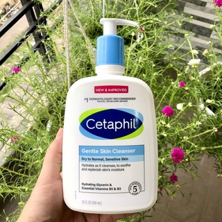 Sữa Rửa Mặt Dịu Nhẹ Gentle Skin Cleanser Cetaphil 591ml