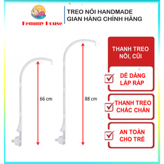 (Mã ưu đãi) Thanh treo nôi, cũi móc đồ chơi cho bé không kèm hộp nhạc
