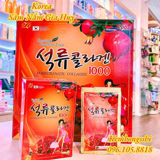 Nước Ép Lựu Collagen Hàn Quốc, Thần Dược Của Chị Em Hộp 30 gói* 80ml