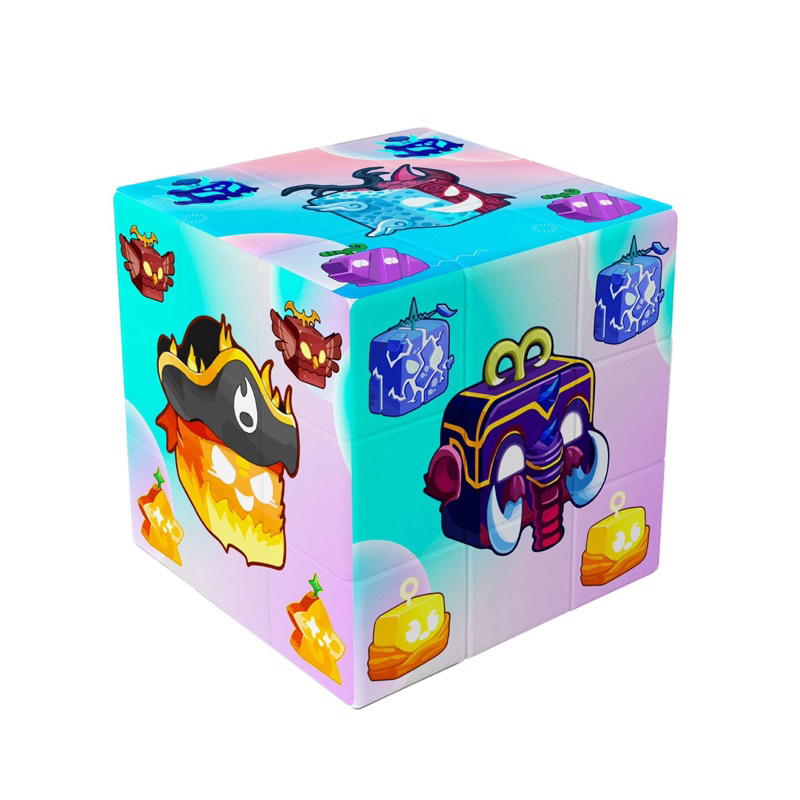 Khối Vuông Rubik Blox Fruit  6x6 giải mã rubik Blox Fruit dành cho trẻ em