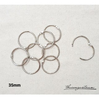 Khoen Tròn Inox Flashcard 4 Cái 10 Cái
