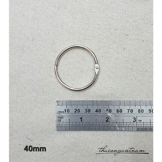 Khoen Tròn Inox Flashcard 4 Cái 10 Cái