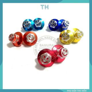 Ốc Mặt Cười Gắn Chân Kính Xe Máy Siêu Cute