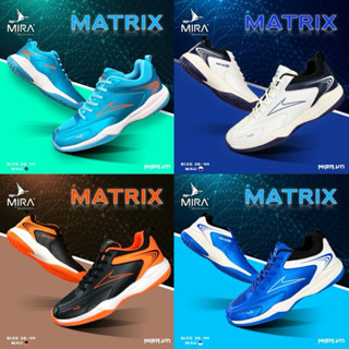 Giày cầu lông Mira Matrix kiểu dáng thể thao , chất liệu chống nước, chống xướt, lên chân cực êm