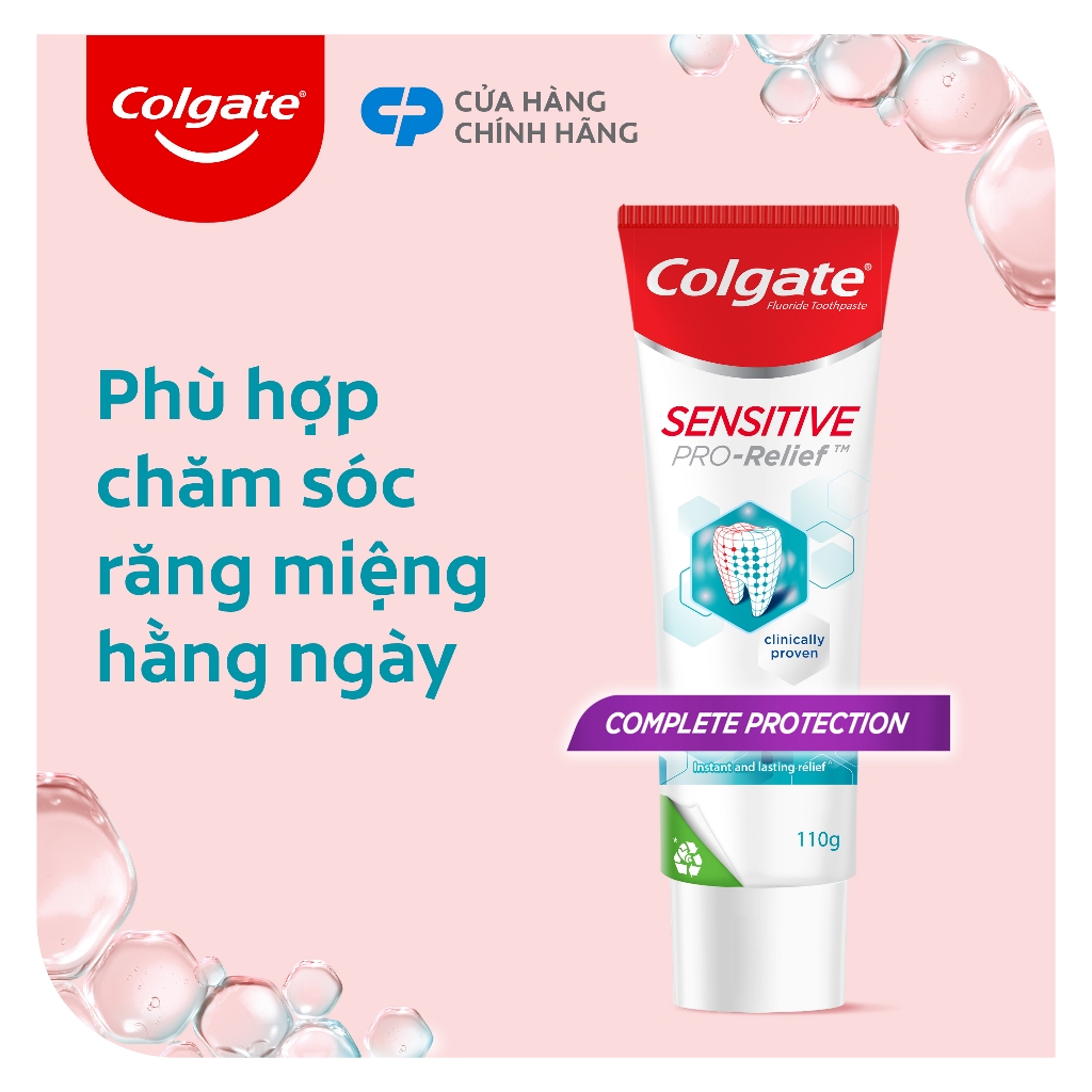 Bộ 6 Kem đánh răng Colgate ngăn ê buốt Sensitive Pro Relief cho răng nhạy cảm 110g