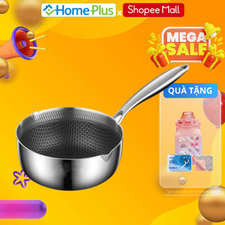 Chảo chống dính tổ ong sâu lòng vân đá INOX không gỉ size 18cm dùng được cho tất cả mọi loại bếp