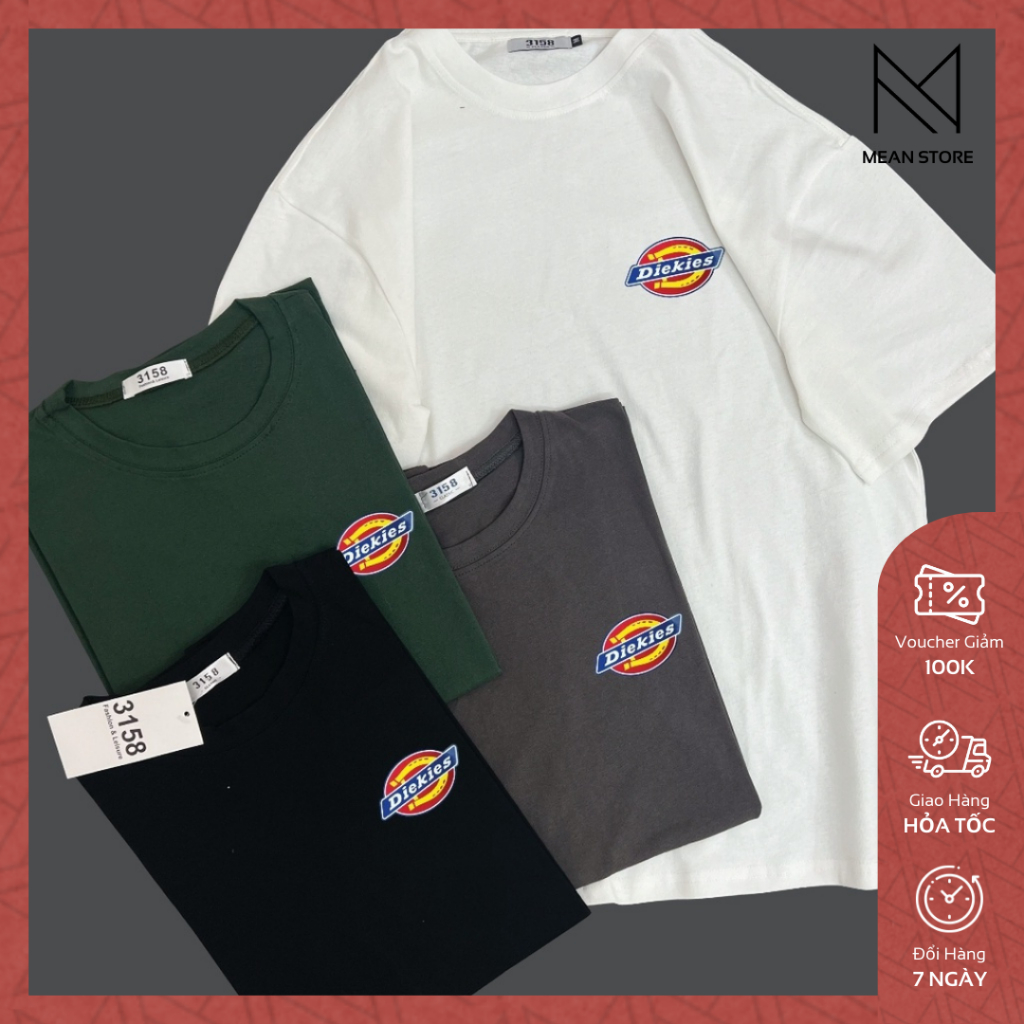 Áo thun tay lỡ nam nữ MEANSTORE phông in hình cotton mềm mịn form rộng phong cách Ulzzang - Ảnh thật (giá rẻ)