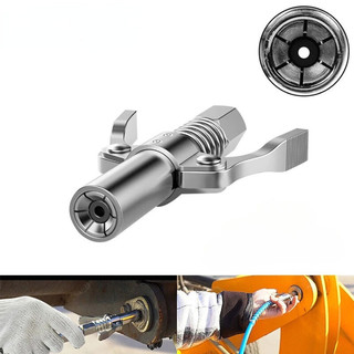 Đầu Kẹp Bơm Mỡ 6 Chấu 2 Cánh- Phụ kiện kết nối với các thiết bị bơm mỡ chuyên dụng, Kẹp Khóa Áp Suất Cao