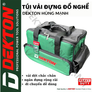 Túi đựng đồ nghề dekton dk-tbg01, đế gai nhựa cao cấp - chịu lực - chống va đập - túi đựng dụng cụ sửa chữa đa năng