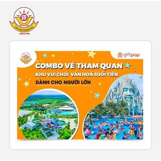 Hồ Chí Minh [Evoucher] Combo Vé Tham Quan Khu Vui Chơi Công Viên Văn Hoá Suối Tiên Dành Cho Người Lớn