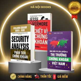 Sách: lẻ/combo sách chứng khoán hay nên đọc: phân tích chứng khoán + nhà đầu tư lão luyện + chết vì chứng khoán