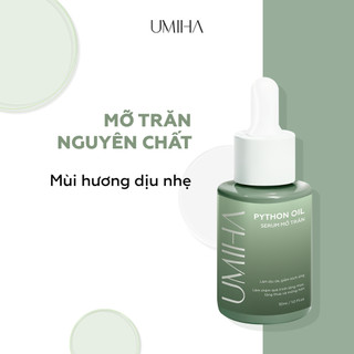 Mỡ trăn UMIHA (30ml) - Mỡ trăn nguyên chất, không mùi hôi, thẩm thấu nhanh, không gây bết dính
