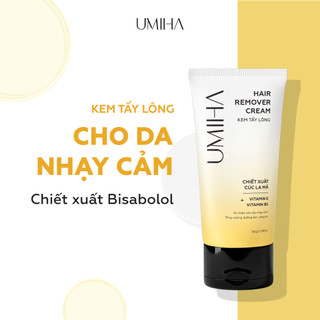 Kem tẩy lông UMIHA (85ml) chiết xuất Cúc La Mã tẩy lông cho da nhạy cảm - Tẩy lông chân, tay, nách, tẩy lông vùng kín