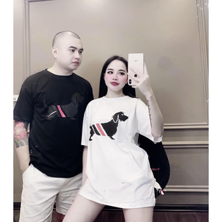 Áo phông, áo thun nam nữ in hình chó form rộng