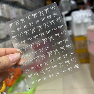 Miếng dán móng tay 5D có đá nail sticker 5D nơ dán móng - Ann933233