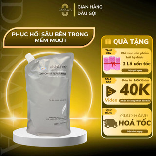 Kem ủ tóc ELYBIOHAIR keratin collagen phục hồi, chống rụng tóc, mềm mượt Danawa 1000ML