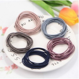Set 100 Dây Chun Buộc Tóc Hàn Quốc