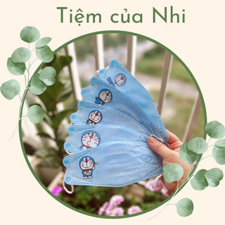 Set 5 khẩu trang người lớn kf94 doraemon