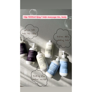 Combo dầu gội dầu xả salon cao cấp batious 960ml