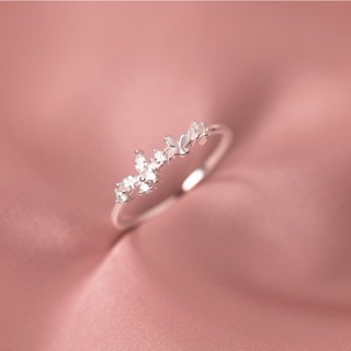  Nhẫn bạc nhẫn nữ bạc s925 butterfly mini có size phong cách Hàn Quốc Cá jewelry NBCS178 