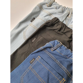 Quần short jean túi chéo Beemon
