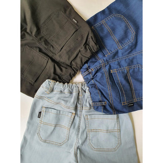Quần short jean túi chéo Beemon