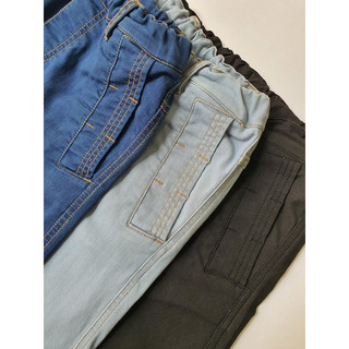 Quần short jean túi chéo Beemon