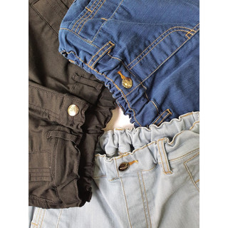 Quần short jean túi chéo Beemon