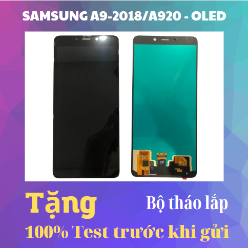 Màn hình Samsung A9 2018/A920 (Oled 2ic) ĐEN màn hình thay thế samsung a9 2019 a920 oled xịn Màn Hìn