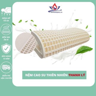   1m6 x2m x10cm  Nệm cao su thiên nhiên 100% hàng xuất dư giá rẻ cam kết 100% thiên nhiên 
