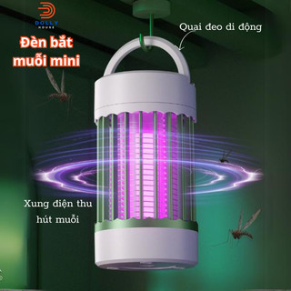 Đèn Bắt Muỗi Mini Có Cổng USB Vừa Làm Đèn Ngủ Tiện Lợi Không Gây Ồn An Toàn Cho Mẹ Và Bé Dolly House