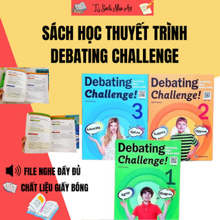 Sách Debating Challenge - bộ 3 cuốn Kim Đồng