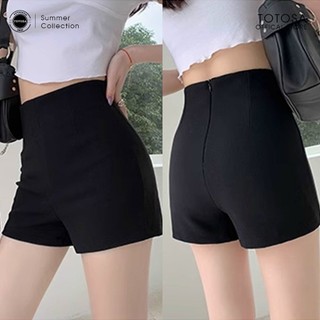 Quần short dance lưng cao chất umi đẹp co giãn 4 chiều khoá kéo Myra Quan516/P3/K1