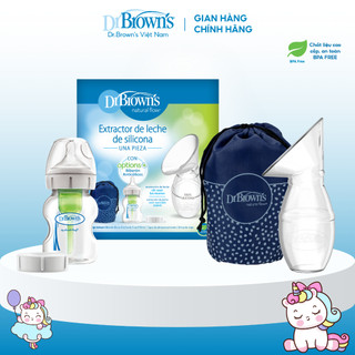 Combo bộ hút sữa Dr.Brown's bằng Silicone- BF035
