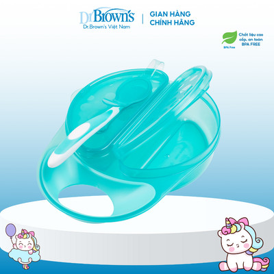 Bát ăn dặm 2 ngăn Dr.Brown's-TF001
