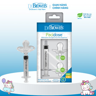 Bộ dụng cụ uống thuốc Dr.Browns dành cho bé từ 0-18 tháng