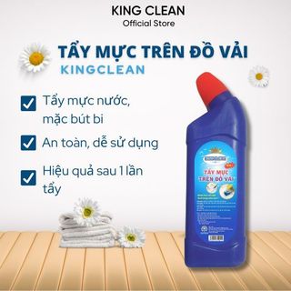 Nước tẩy mực 500ml cho vải tẩy mực nước, mực bút bi, mực khô bám lâu ngày dễ dàng