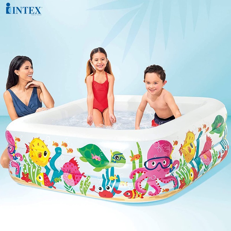 Bể bơi phao hình vuông 159 cm INTEX 57471
