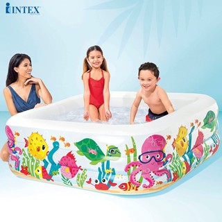 Bể bơi phao hình vuông 159 cm intex 57471