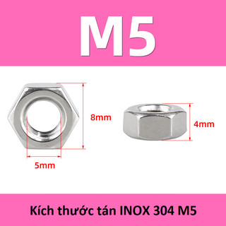 10 Con tán Inox cho ốc M5