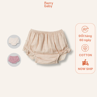 Bloomer cho bé sơ sinh BERRY quần chip vải xô muslin cho bé gái 6 tháng BLOOMER